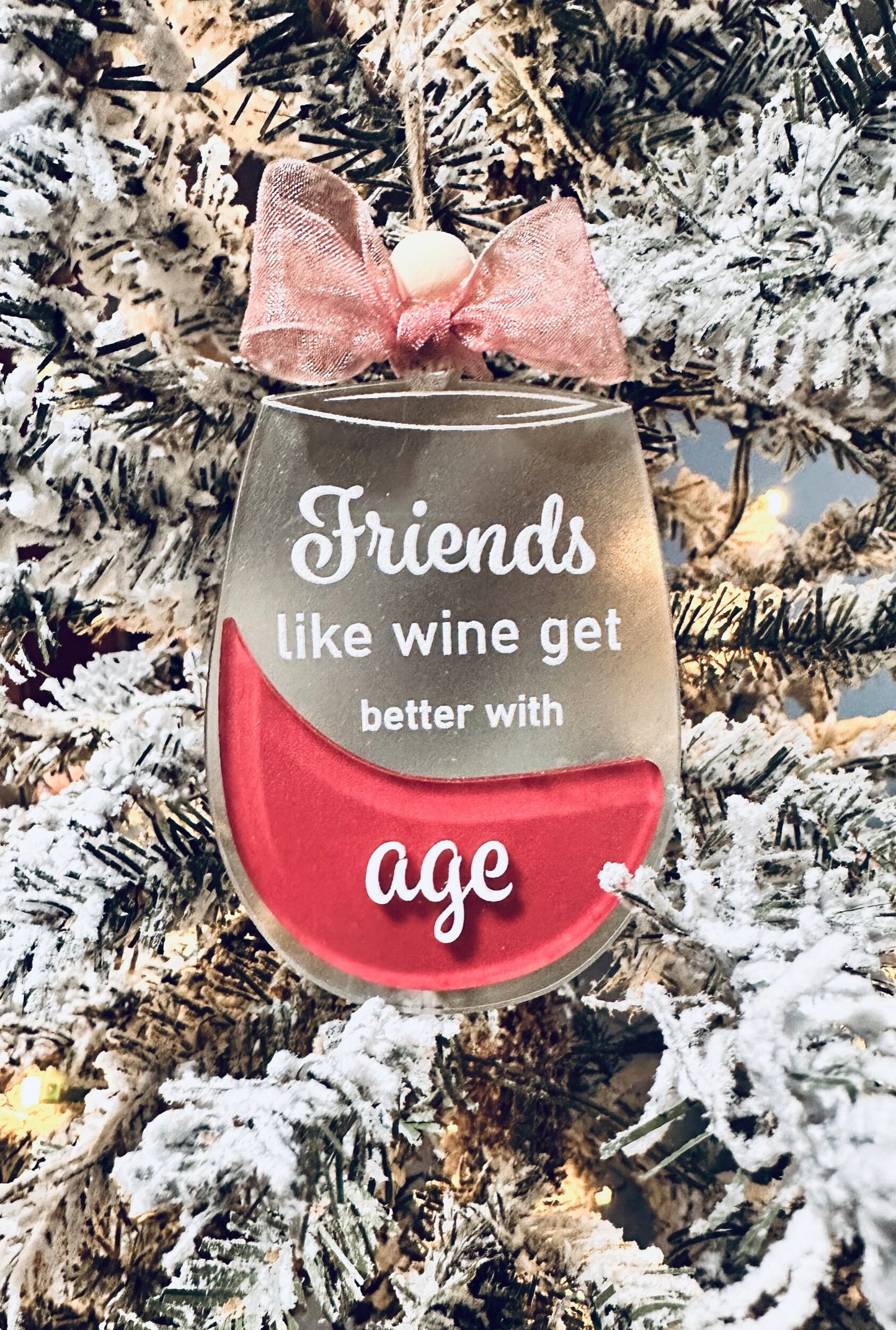 Wine Glass ornament