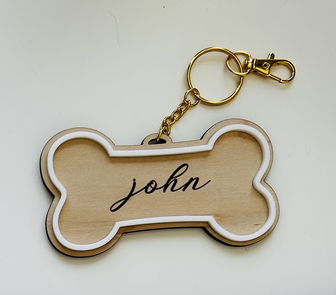 Dog Bone keychain