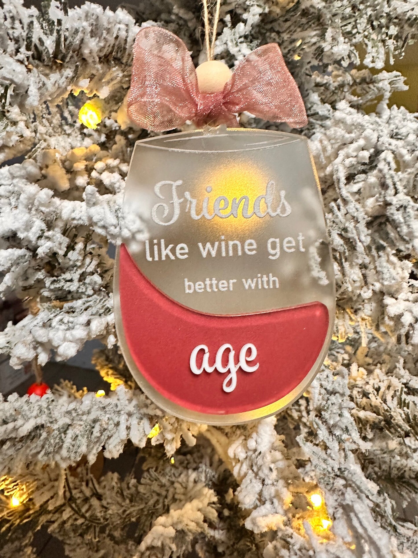 Wine Glass ornament