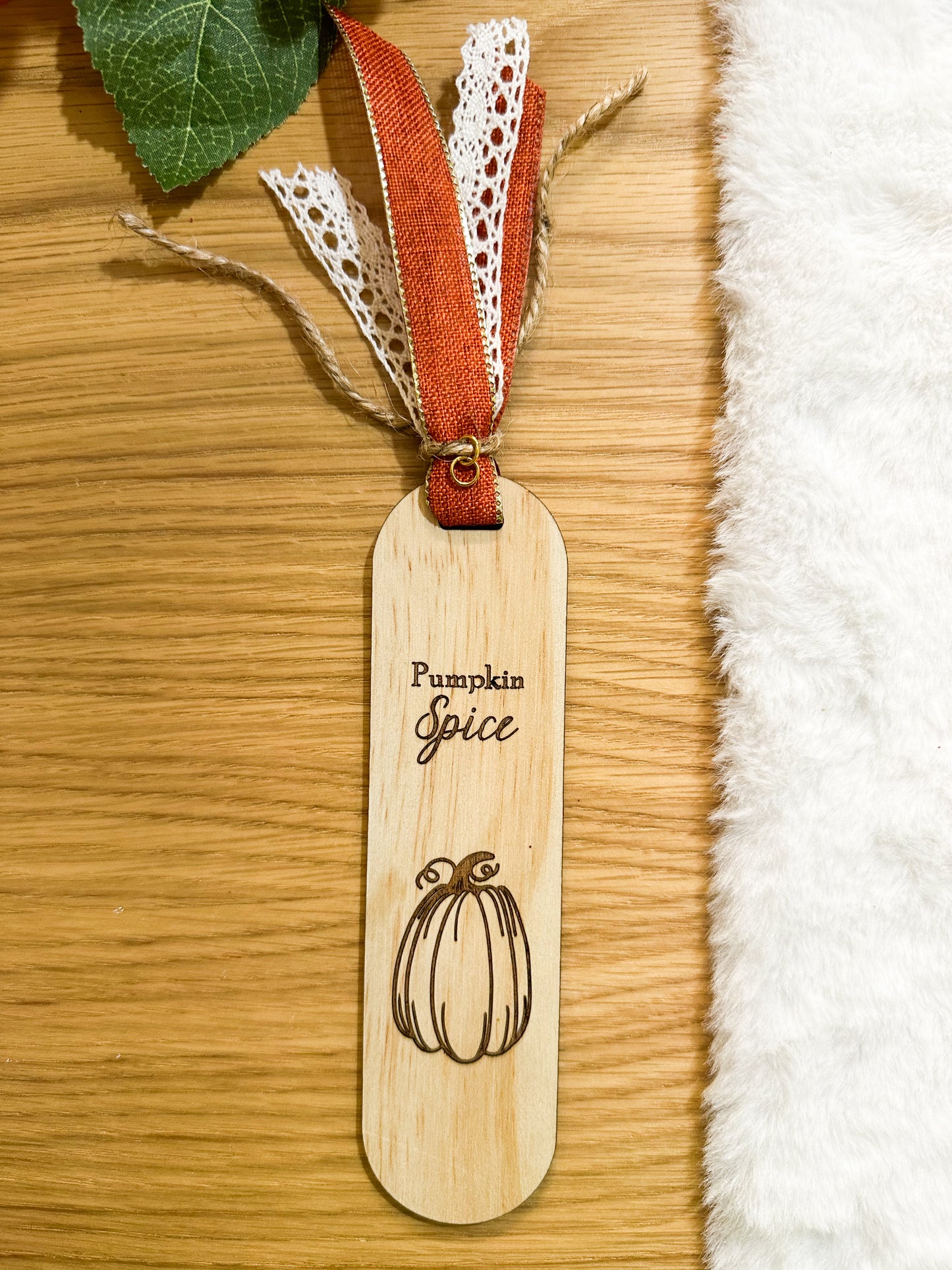 Pumpkin Spice Bookmark