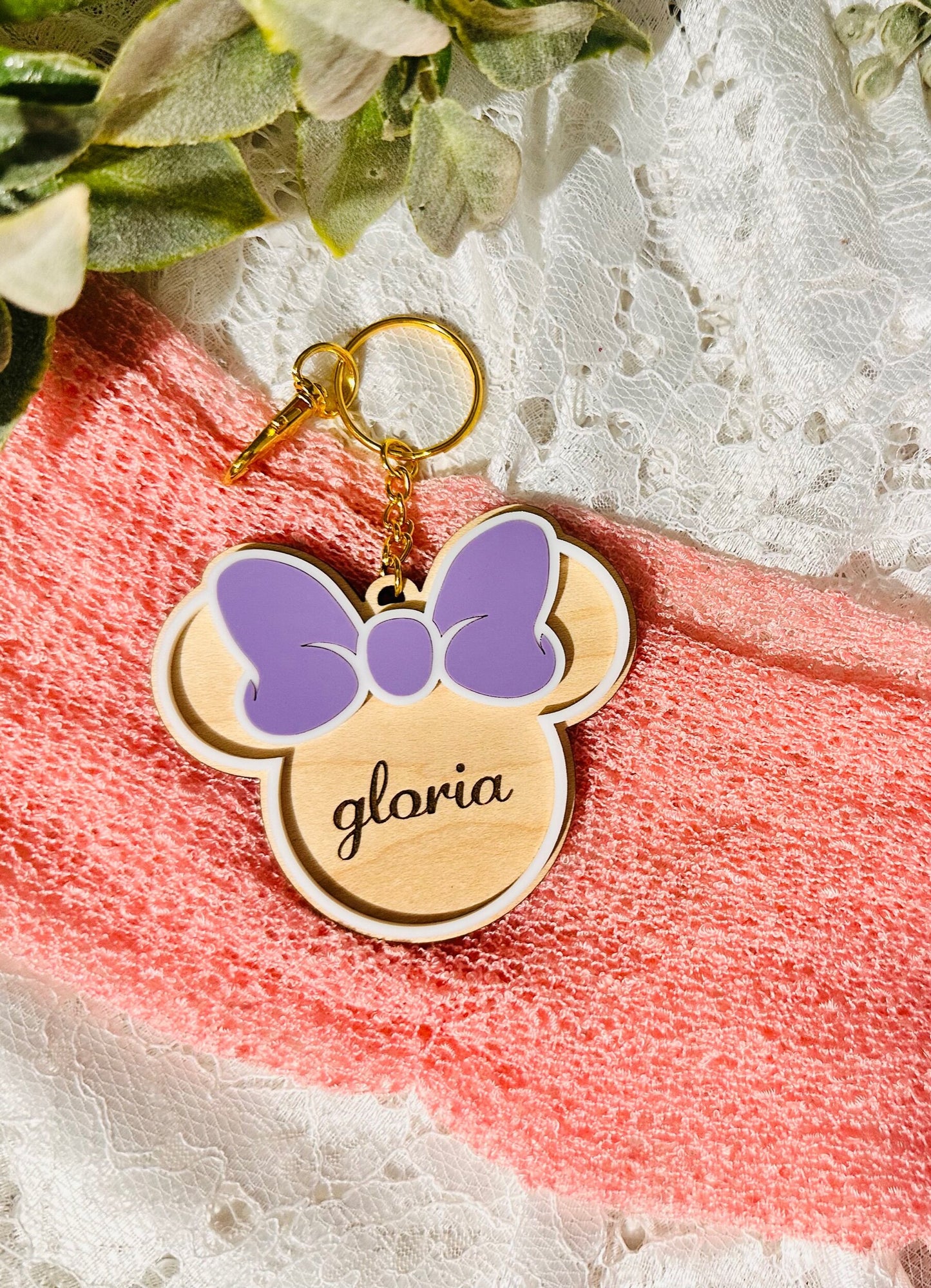 Girl Mouse Tag